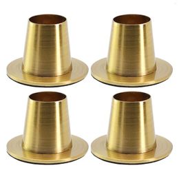 Candle Holders Candlestick Holder Home Dining Table Decoration 4pcs Base Durable Stick For Party Living Room Decor