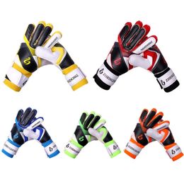 Running Chute Soccer Wear Resistant Latex Finger Gloves Football Goalkeeper Non Slip Protective Gear Outdoor Sports Equipment 231212