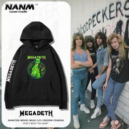 Megadeth Rock Band Hoodie Men's and Women's Personalised Printed Punk Metallic Top