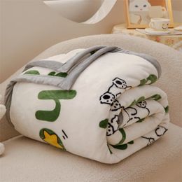 Blankets YanYangTian Winter Autumn Warm Plaid Blanket Plush Warmth Comfortable Bedspread on the bed Soda Bed Cover for kids 150 230 231213