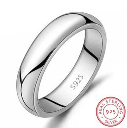 Classic Pure Silver Wedding Rings For Women and Men Fashion Dress Accessories 925 Sterling Silver Jewelry Whole RSY9253270414