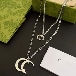 Pendant Necklaces Style Luxury Designer Pendant Necklaces for Women Brand Packaging Pendants Designers Stainless Steel 18K Gold Plated Letter For Women Never Fade