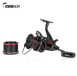 COONOR NFR9000 8000 12 1BB 461 Full Metal Spinning Fishing Reel with Double Spool Folding Handle for Fishing Y181007065650963