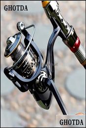 Spinning Rods 1836M Telescopic Fishing Rod Combo Reel Set Carp Kit 220226 Drop Delivery 2021 Sports Outdoors Swimset Dhblq9225099