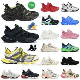 Designer Triple S Track 3.0 Casual Shoes Designer Tracks Sneakers Black White Green Transparent Nitrogen Crystal 17FW Running Shoes Mens Womens Outdoor Trainers