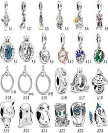 New Arrival 925 Sterling Silver Cute Tree Owl Bracelet beads DIY Fit Original European Charm Bracelet Fashion Women Jewelry Accessories6308891