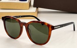 Tortoiseshell Green Sunglasses Brown Square 752 Men Designer Sunglasses Shades Sunnies Gafas de sol UV400 Eyewear with Box