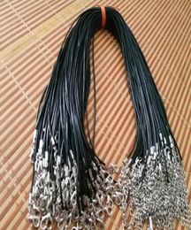 DIY jewelry Accessories Fitting 100pcs Black 152 mm Wax roper Necklace Cord For DIY Craft Jewelry 180390396758460