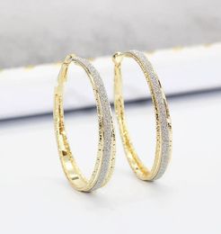 10pair lots product Unique Women Hoop Fashion Mill sand Earrings Engagement Wedding Jewerly Ms Gift 2 color2085960