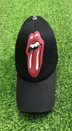 Latest Mouth Logo Ball Caps Travel Visor Mesh Punk Baseball Hats4034327