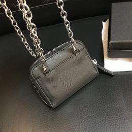 New cross pattern chain card bag coin case Vintage style shoulder crossbody coin purse lipstick fashion small bag with box250W