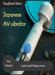 NXY Vibrators Japan Magic wand Vibrator LCD screen bendable head gspot clitoris stimulator silicone vibrator adult sex toys for w4965613