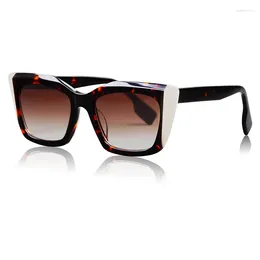 Sunglasses Sunglasess Woman Summer 2023 Fashion Man Designer Round Cat Eye UV400 Protection In Trend Vintage