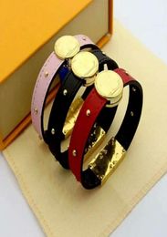 Brand Leather Bracelets Jewelry for Women Men 316L Stainless Steel Designe Bracelets Bangles Pulseiras Accessories Gifts XMAS Moth5565886
