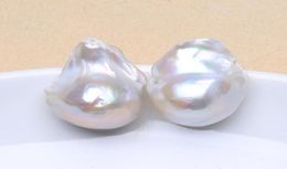 Stud Earrings Natural Freshwater Pearl 925 Sterling Silver Large Baroque 1525mm INS Fine Jewellery Gifts For Women EA4670037