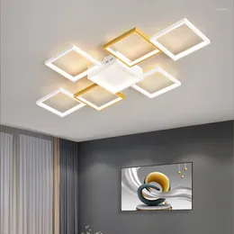 Ceiling Lights Simple Living Room Pendant Modern Intelligent LED Bedroom Original Apartment Interior Decoration