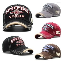 Ball Caps SPITFIRE SPARK Printed Men Baseball Women Adjustable Outdoor Sports Cotton Sun Hats Hipster Dad Hat Truck Driver Cap