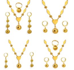 Anniyo Ball sets Beads Pendant Necklace Earring Round Chain Hawaiian Guam Wedding Accessories 139506 2201199510164