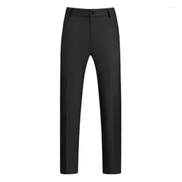 Men's Suits Business Pants Men Fit Stretch Formal Trousers Husband Elegant Casual Dress Social Bottoms