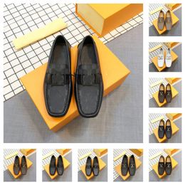 40Model Luxury Brand brown women Plaid Cheques boat shoes luxury Branded Flat womens ladies Dress shoes Metal buckle leather Ladies Lazy Loafers Mulle Plus Size 38-46