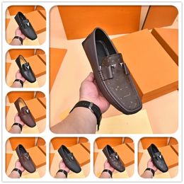 7Model Luxury Designer Men Loafers Shoes Yellow Blue orange Moccasins Italian Shoes Slip On Men Dress Shoes Original Male Office Party Wedding drive Casual Shoes