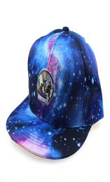 night Starry Sky hat game men baseball cap and women hiphop street dance flat edge baseball cap1149237