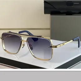 Sunglasses Mach Six For Men Women Grandmaster Summer Anti-Ultraviolet Retro Plate Full Frame Designer Glasses Random