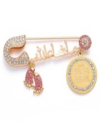 Pins Brooches Islam Muslim Quran Pendant Turkish Blue Baby Pin2689382