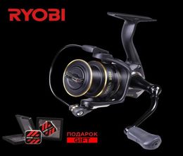 RYOBI Virtus 1000 2000 3000 4000 5000 6000 100 Original Wheel Ultralight Aluminium Spool 75KG Saltwater Fishing Spinning Reel Y182867148