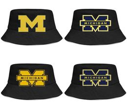 Michigan Wolverines football logo for men and women buckethat custom cute bucket baseballcap Mesh Logo5550062