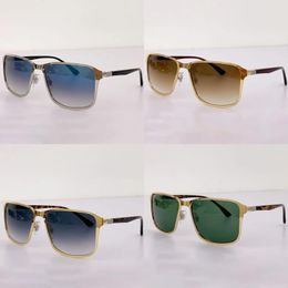 Sunglasses Luxury Women Man Designer Pliot Lense Ray Titanium Metal Driving Outdoor UV400 3721 Vintage Fashion Trends Glasses