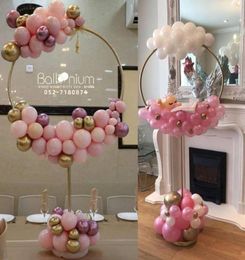 Party Decoration Balloon Arch Balloons Ring Stand For Baby Shower Wedding Round Hoop Holder Birthday Baloon Ballon4537889