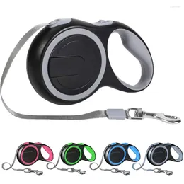Dog Collars Outdoors Training Small Large Dogs Leads Durable Leash Nylon Big Running Automatic For Extending Retractable