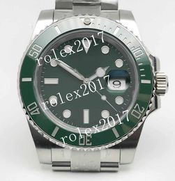 CLEAN Factory Men's 904L Black Green Dial Ceramic Bezel Asia Clone VS3135 Automatic Movement V2 116610LN 116610LV 40MM Wristwatches