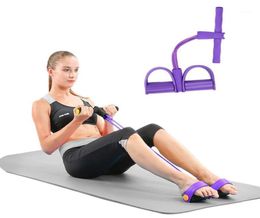 Resistance Bands Sport Ropes Pedal Abdominal Exerciser Multifunctional Exercise Gym Elastic Rower Workout Equipment For Fitness17015031