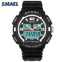 SMAEL Brand Sports Watches Men 30M Waterproof s THOCK Resisitant Military Watches Male Birthday Gifts Mens Wrist Watches WS1378 hi3070