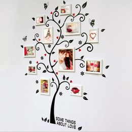 Photo Frame Memory Tree Leaves Wall Stickers for Kids Room Living Room Home Decoration Wall Decal Living Room Wall Decoration