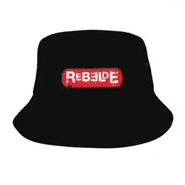 Berets Vocation Getaway Headwear Logo Rebelde Merch Bucket Hat Trendy Men Sun RBD Bob Packable Fishing Fisherman Outdoor