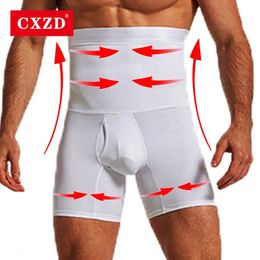 Waist Tummy Shaper Mens weight loss and body shaping waist trainer high control underwear compression abdominal shorts 231213