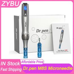 New Arrival Dr.pen Ultima M8S Needle Pin Anti Back Flow Microneedling Dr Pen Skin Care Wireless Dermapen Beauty Meso Therapy Machine Hair Growth MTS PMU Tool