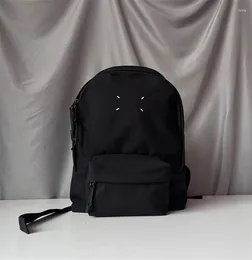 Backpack High Street Quality Knapsack Men Women Nylon Bag Adjustable Backpacks Youth Black