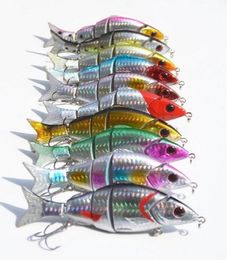 12cm 21g Multisections Fishing Lures Minnow Sea Artificial 5 Segments Fish Hard Baits1423454