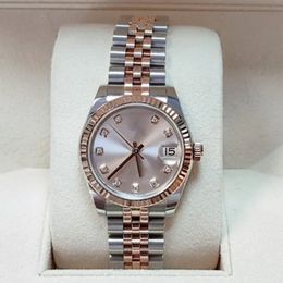 Luxury Lady Watch 31mm Movimento meccanico automatico Orologi Jubilee Cinghia in acciaio inossidabile in acciaio di alta qualità Glass Owatch Glass Owatch per donna