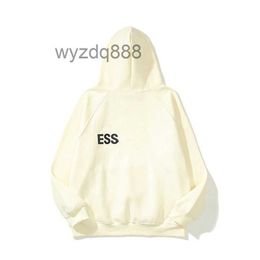 Ess Mens Hoodies Pullover Sweatshirts Designer Women Reflective Letter Pure Colour Hoody Fashion Loose Streetwear Clothing High Street Tracksuit 1977 R0RW