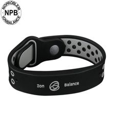 Noproblem bio health benifits ion balance power therapy silicone sports choker tourmaline germanium wristband bracelet Y2001079756718