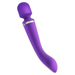 double headed stick female rechargeable vibrator G-point massage masturbation adult sex products 231129