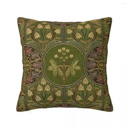 Pillow Stunning Art Nouveau Pattern! Throw Covers For Pillows Sleeping Sofa S Cover