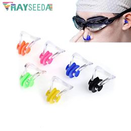 Nose clip 100pcs/ lot Kids Soft Silicone Swimming Nose Clip Children Adults Learn Swimming Diving Surfing Nose Clips Swim Pool Accessories 231213