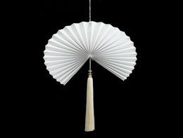 Party Favour Chinese Red Paper Folding Fan Wall Decoration Hanging Package Large Printed Gift Folded Decorative Fans146859425466112