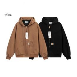 Men's Jackets Autumn Winter New Fashion North American Brand Carhart Basic Badge Men and Women Casual Coat High Street Style Loo